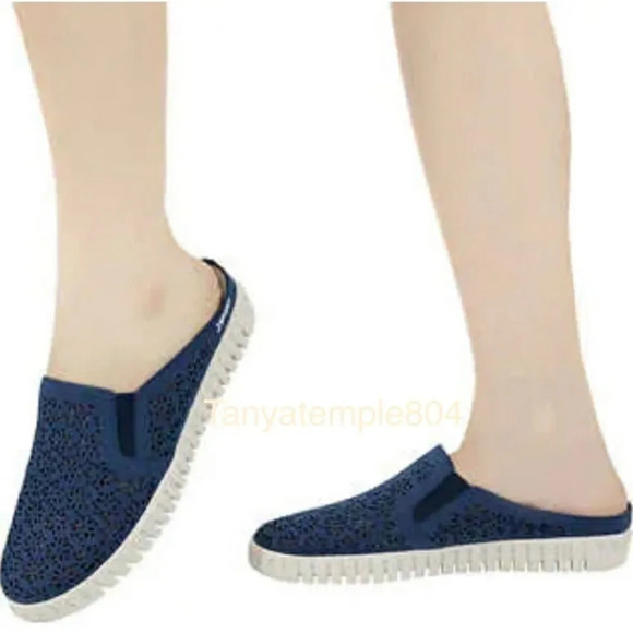Jsport Ladies' Floral Mule Size 9 Blue New With Box J Sport - Picture 1 of 10